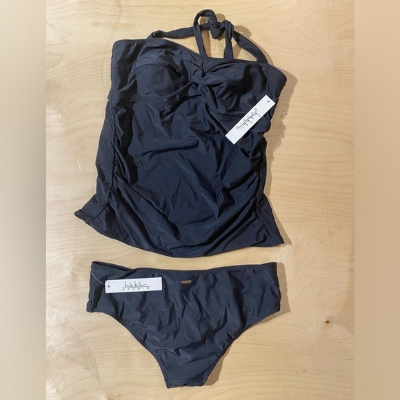 Nicole Miller Studio 2 Piece Swimsuit Large (HR) - Picture 4 of 12